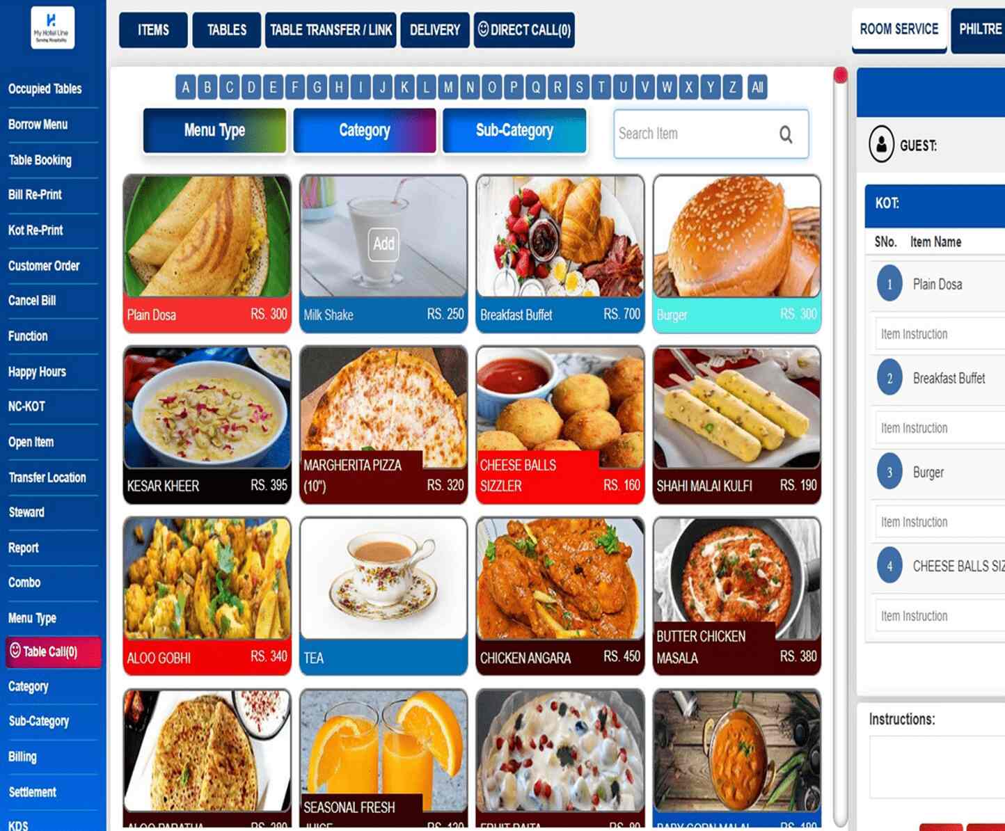 screenshot of My Hotel Line